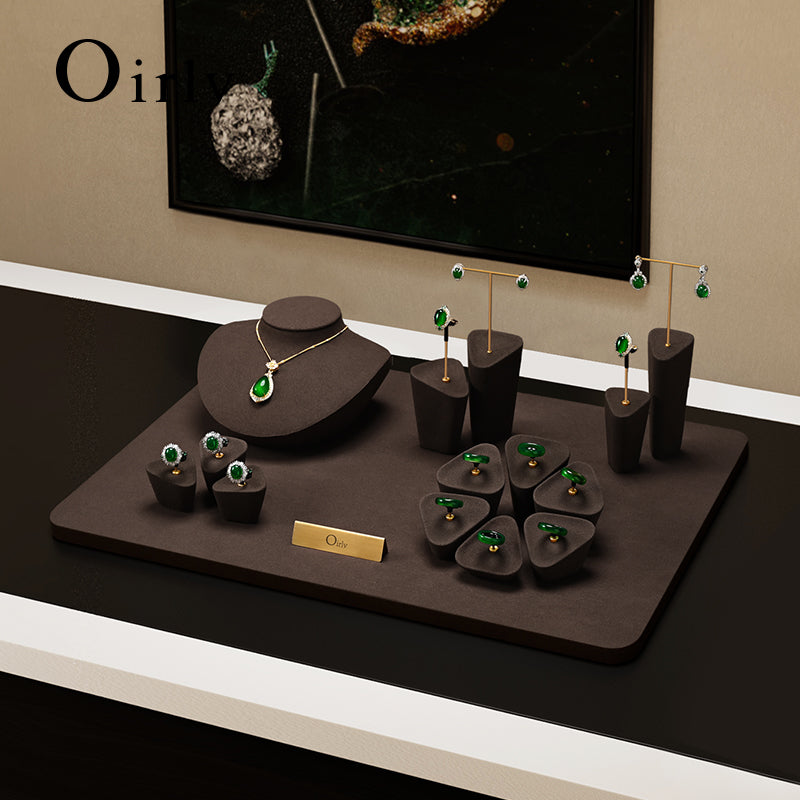 Microfiber Jewelry Display Set