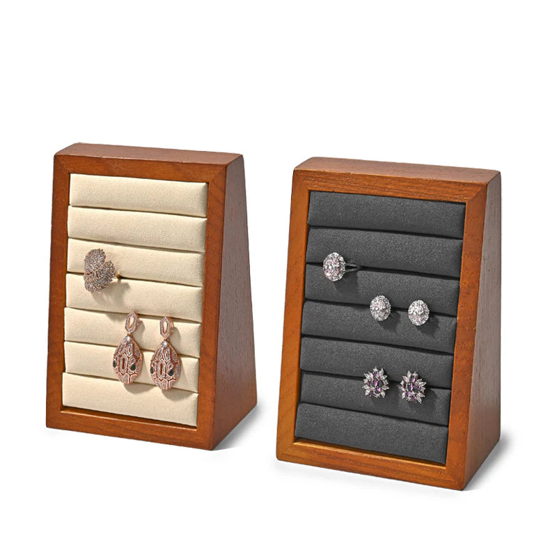 Wooden Ring Display Stand