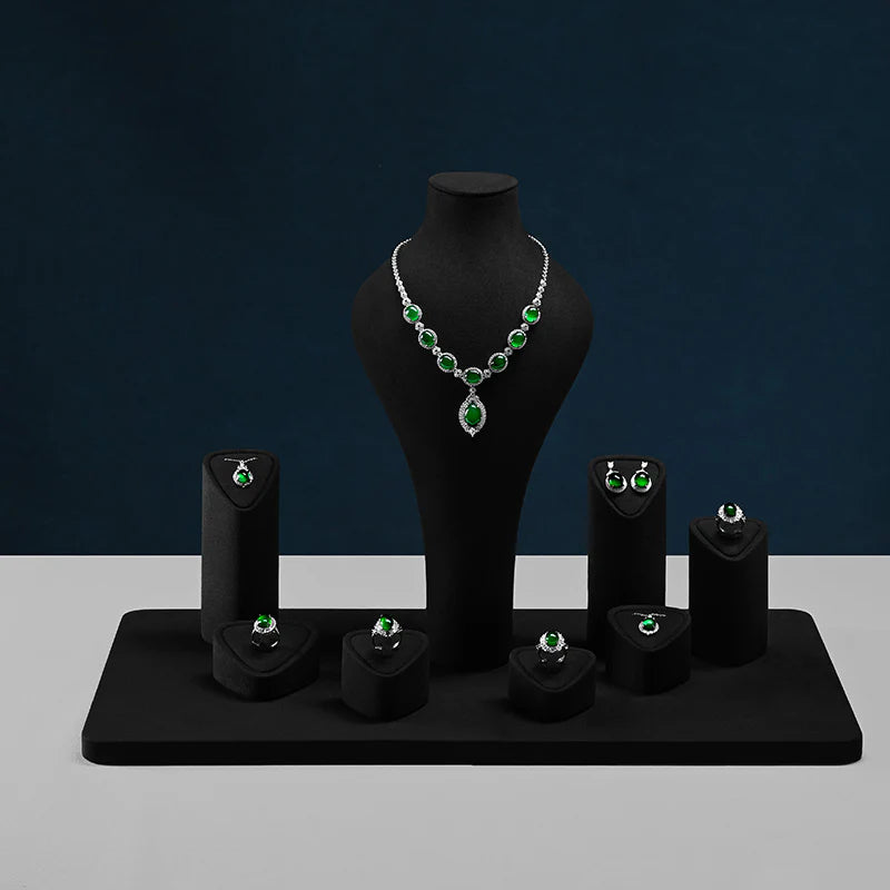Microfiber Jewelry Display Set