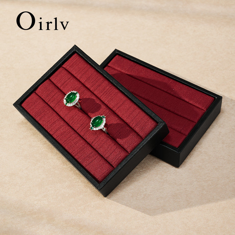 Black Velvet Jewelry Display Tray