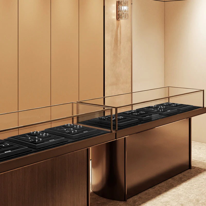 Black Metal Jewelry Display Stand