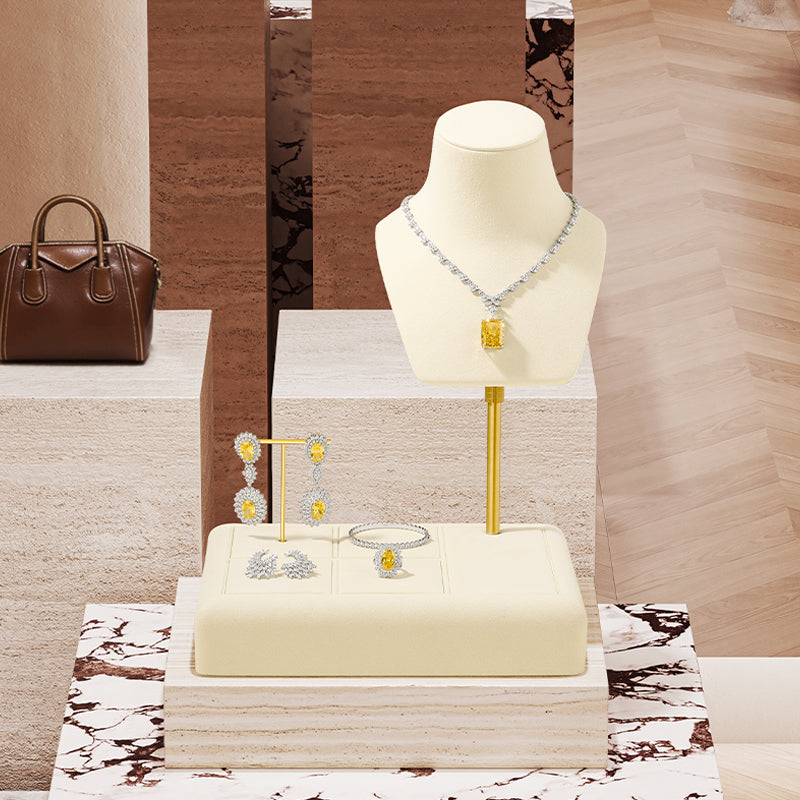 Microfiber Jewelry Display Set