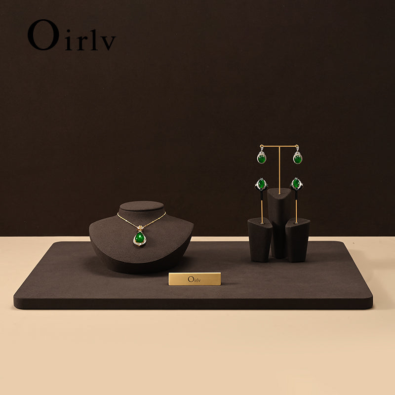Microfiber Jewelry Display Set