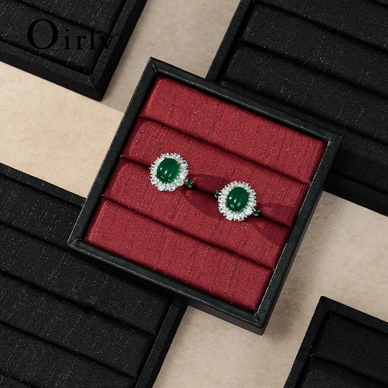 Black Velvet Jewelry Display Tray