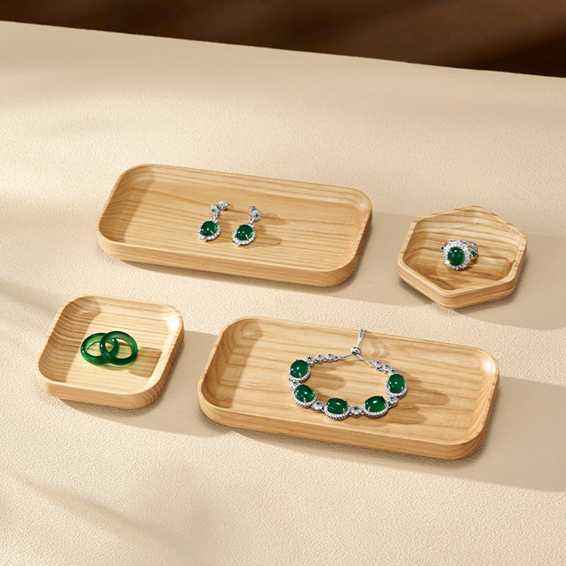 Wooden Jewelry Display Tray