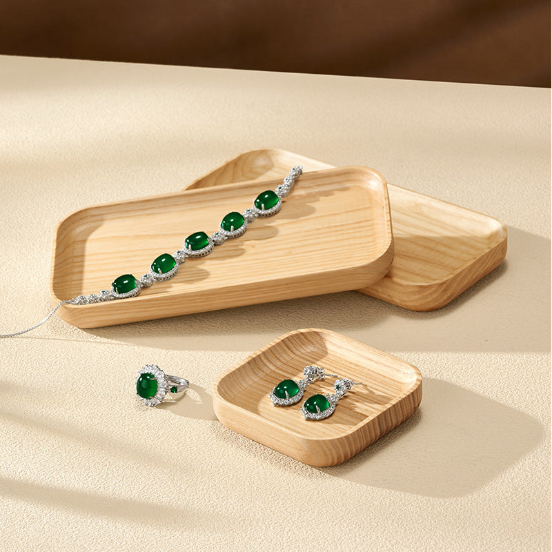 Wooden Jewelry Display Tray