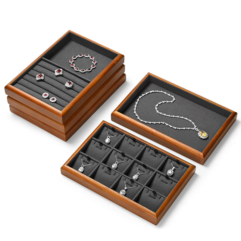 Wooden Jewelry Display Stand