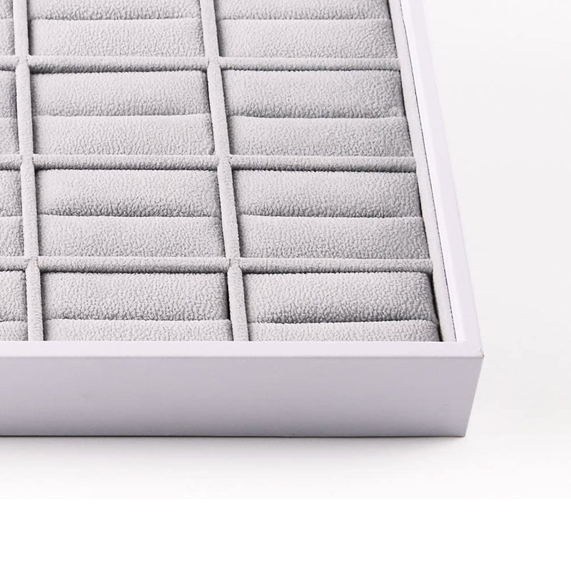 Gray Velvet Ring Tray