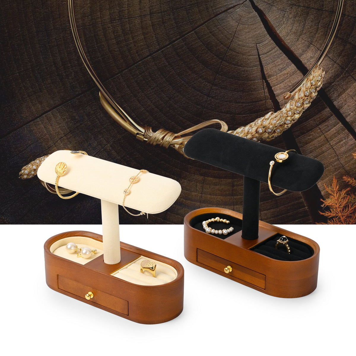 Wooden Watch Display Stand