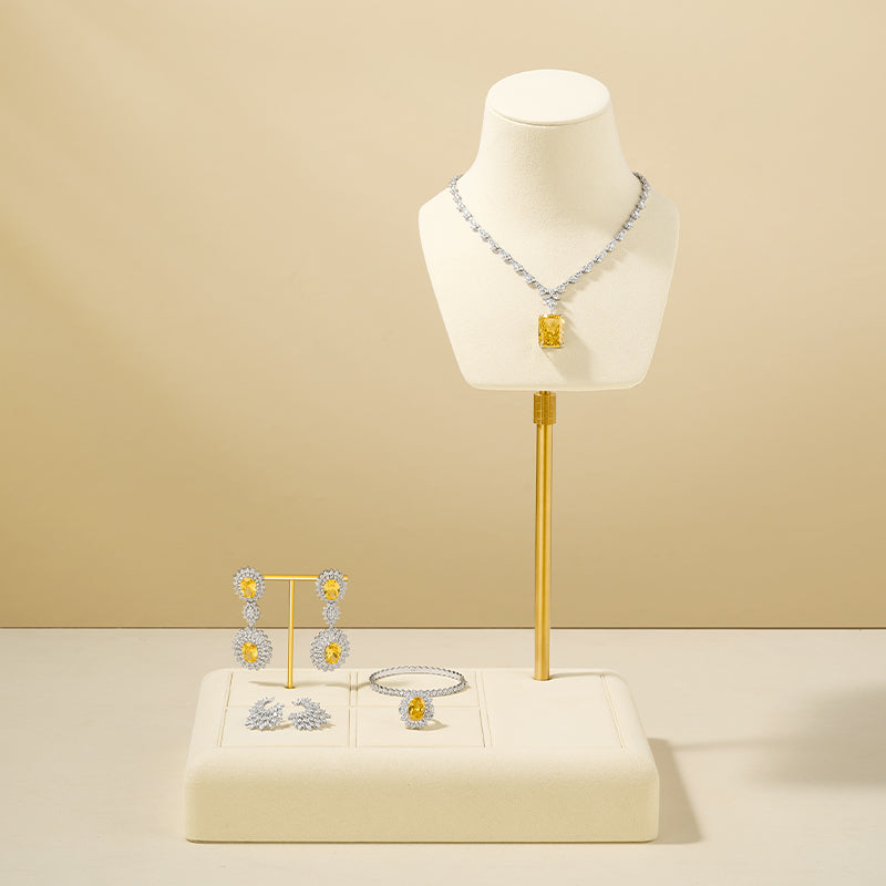 Microfiber Jewelry Display Set