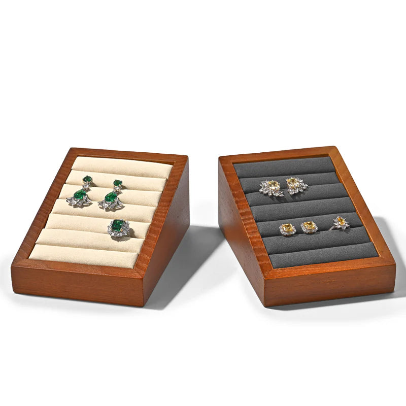 Wooden Ring Display Stand