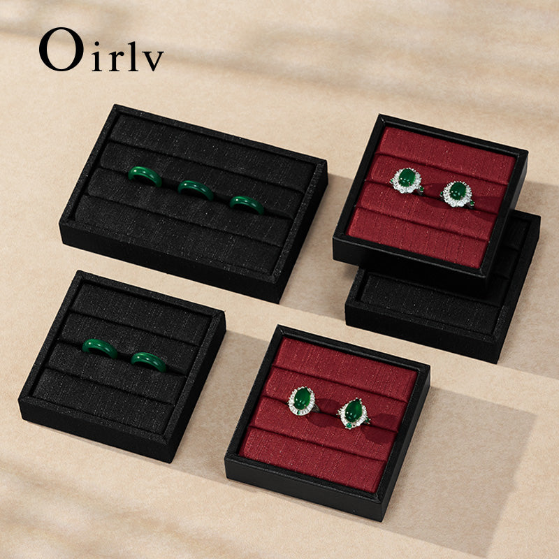 Black Velvet Jewelry Display Tray