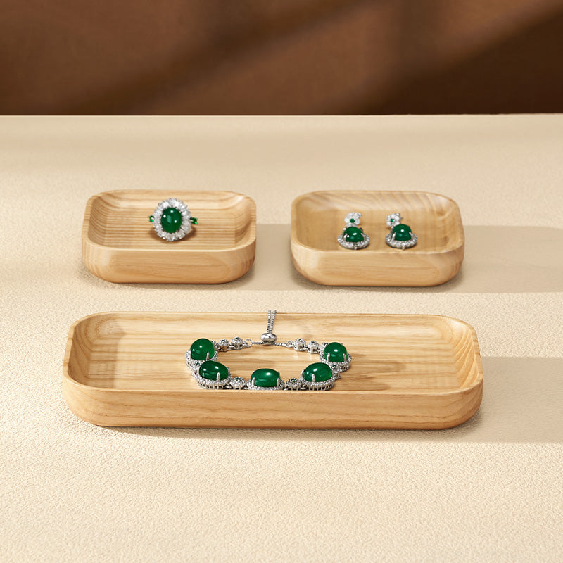Wooden Jewelry Display Tray
