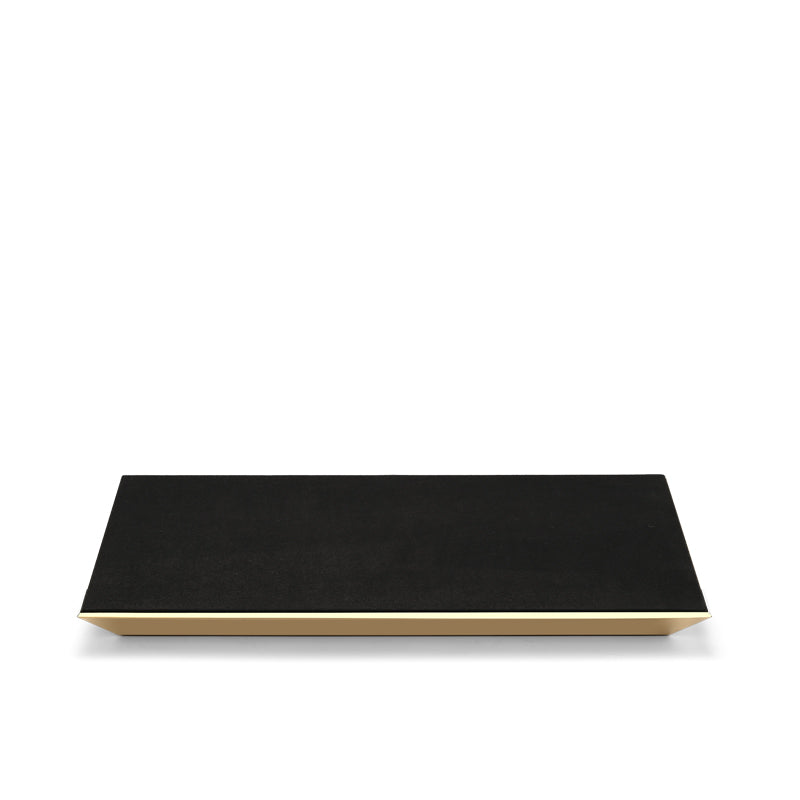 Black Microfiber Metal Watch Display Stand