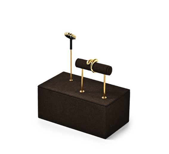 Brown Metal Jewelry Display Set