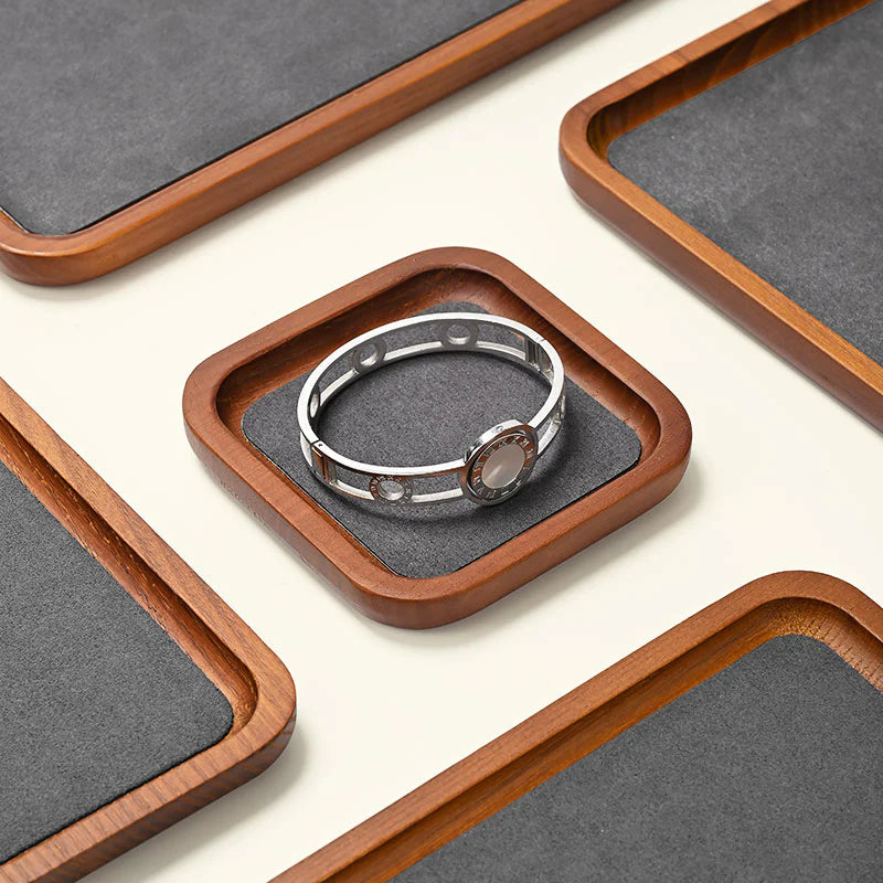 Wooden Ring Display Stand