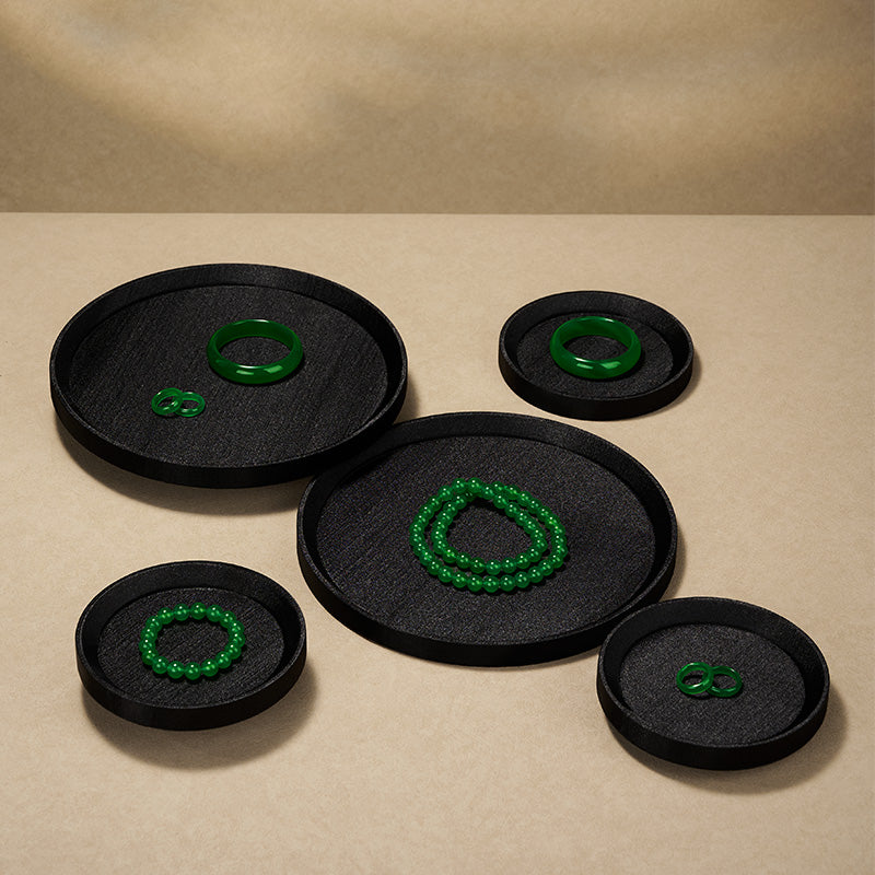Leather Microfiber Jewelry Tray