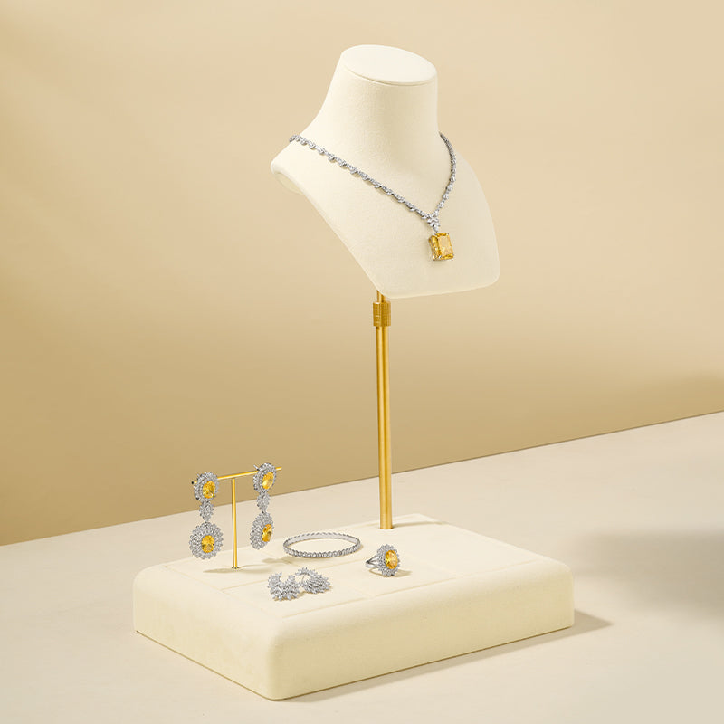 Microfiber Jewelry Display Set