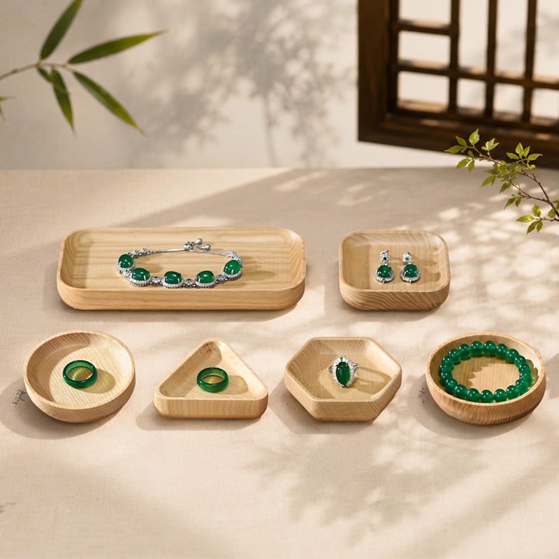 Wooden Jewelry Display Tray