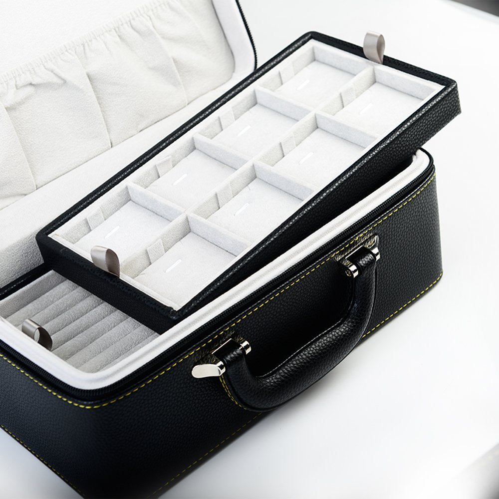 Leather Travel Jewelry Case