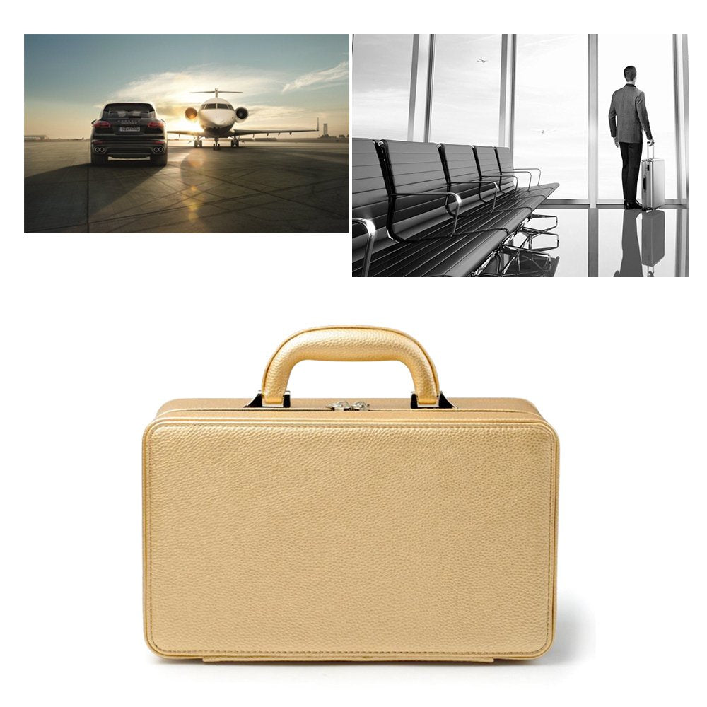Leather Travel Jewelry Case