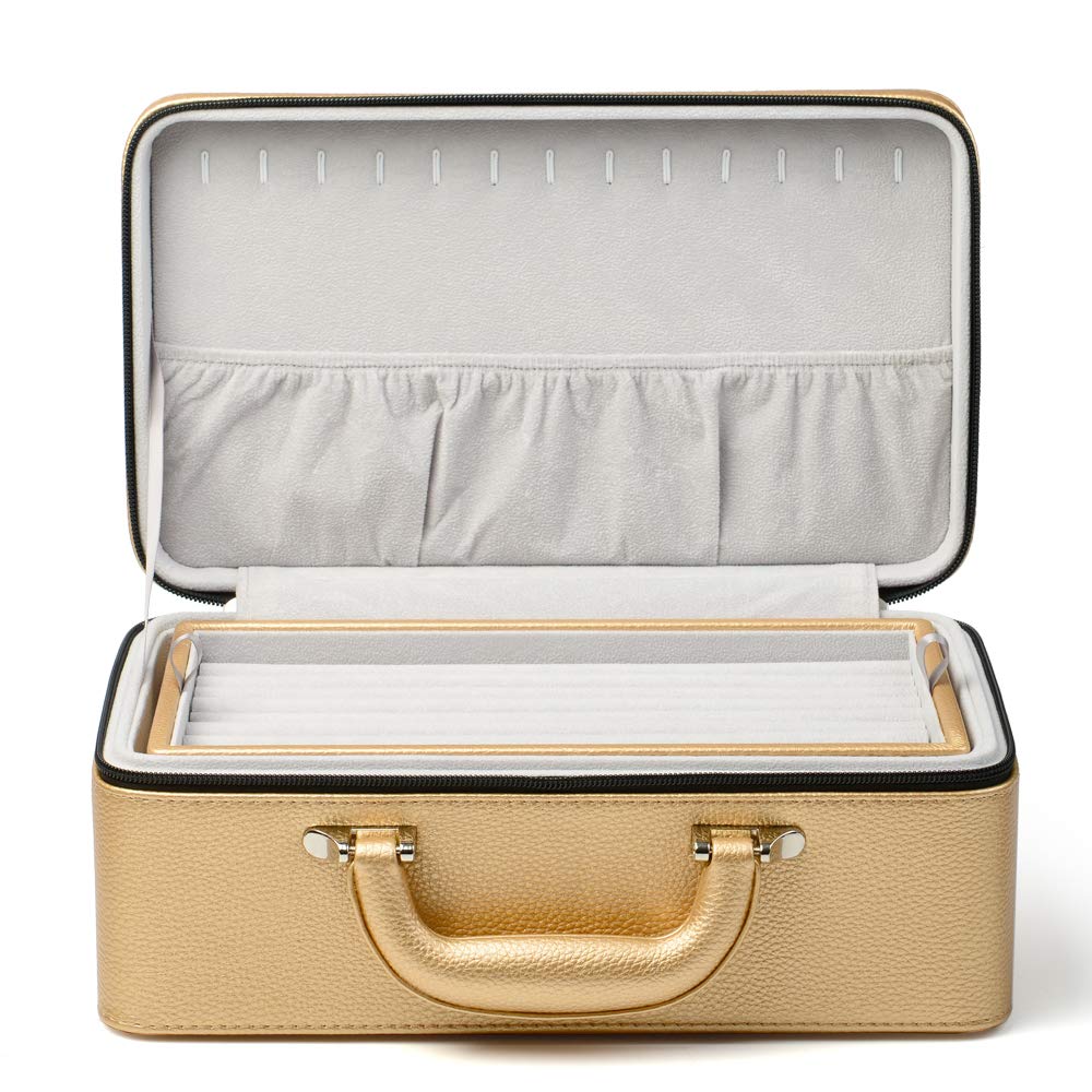 Leather Travel Jewelry Case