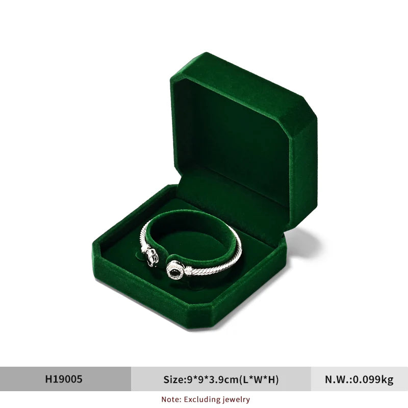 Green Velvet Jewelry Box