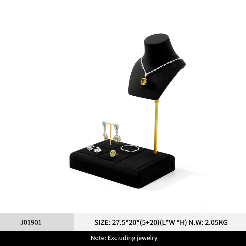 Microfiber Jewelry Display Set