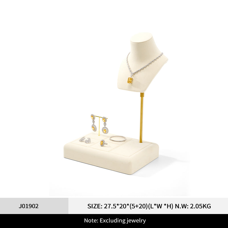 Microfiber Jewelry Display Set