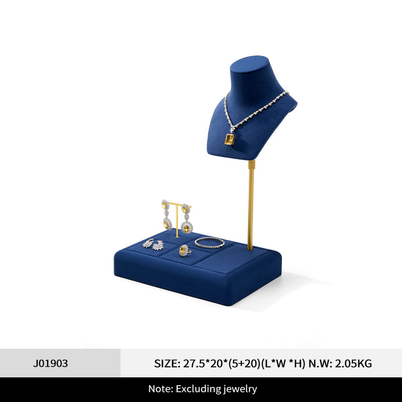 Microfiber Jewelry Display Set