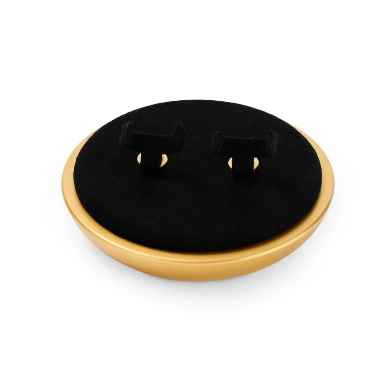 Microfiber Metal Jewelry Display Set