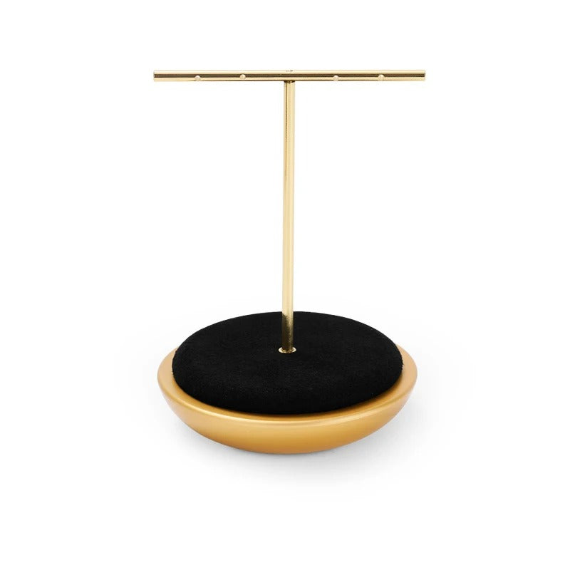 Microfiber Metal Jewelry Display Set