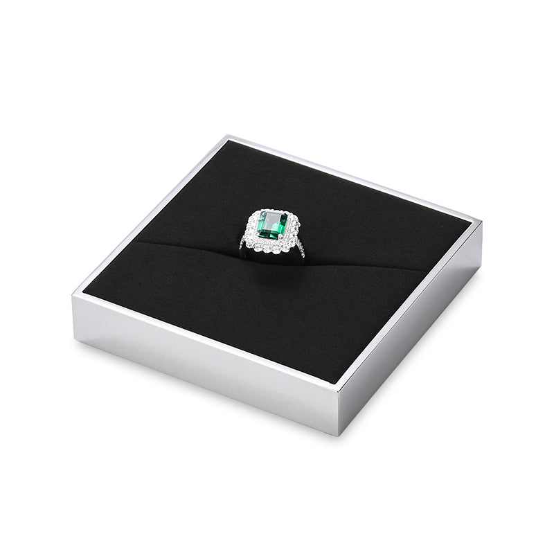 Black Microfiber Metal Jewelry Display Stand