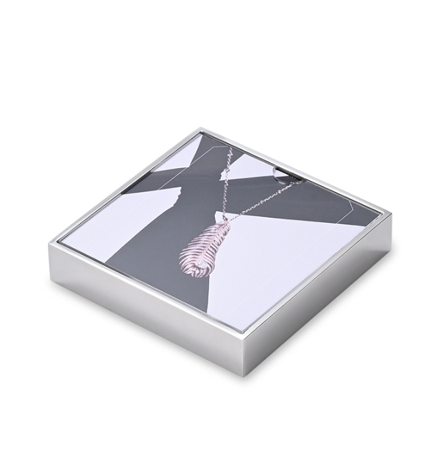 Black Microfiber Metal Jewelry Display Stand