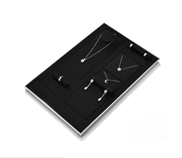 Black Metal Jewelry Display Stand