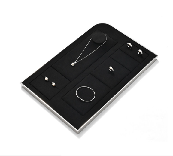 Black Metal Jewelry Display Stand