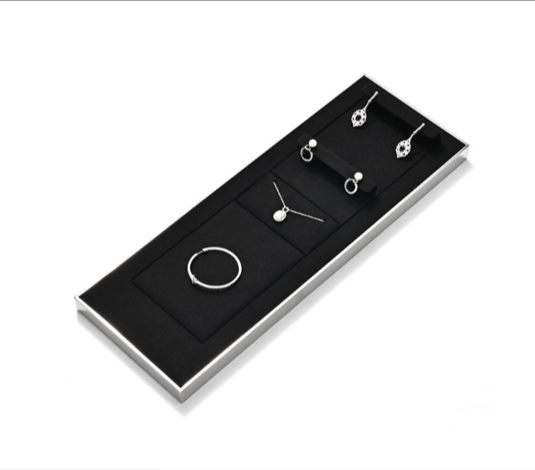 Black Metal Jewelry Display Stand