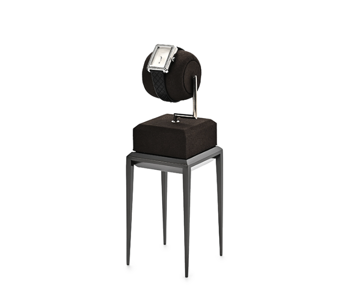 Black Metal Watch Display Stand
