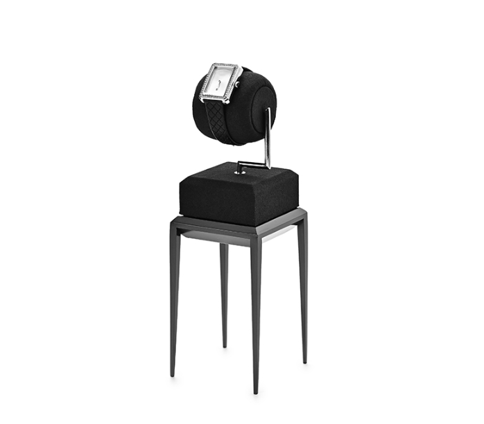 Black Metal Watch Display Stand