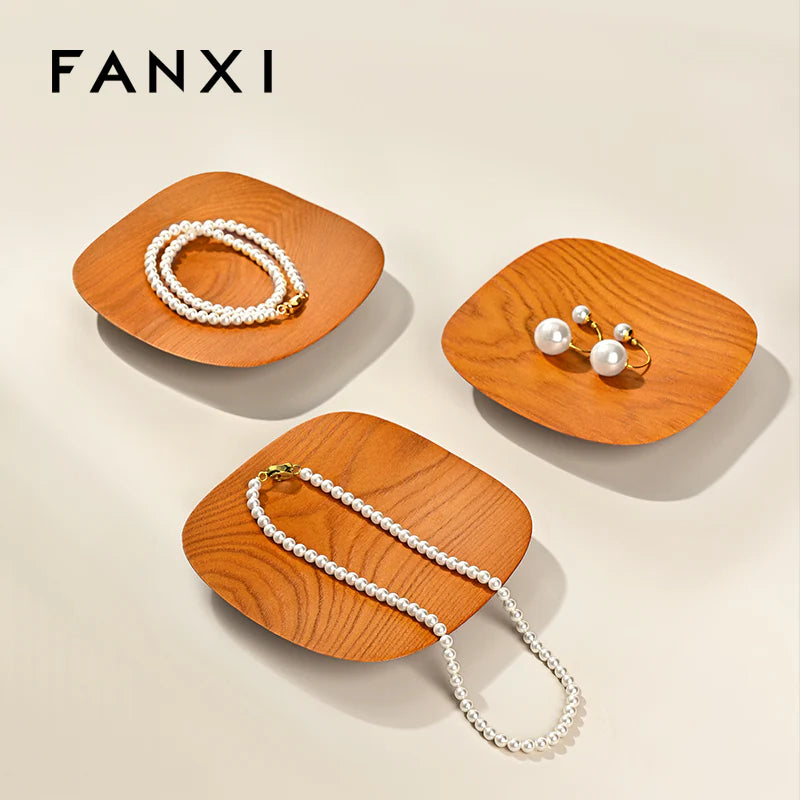 Wooden Jewelry Display Stand