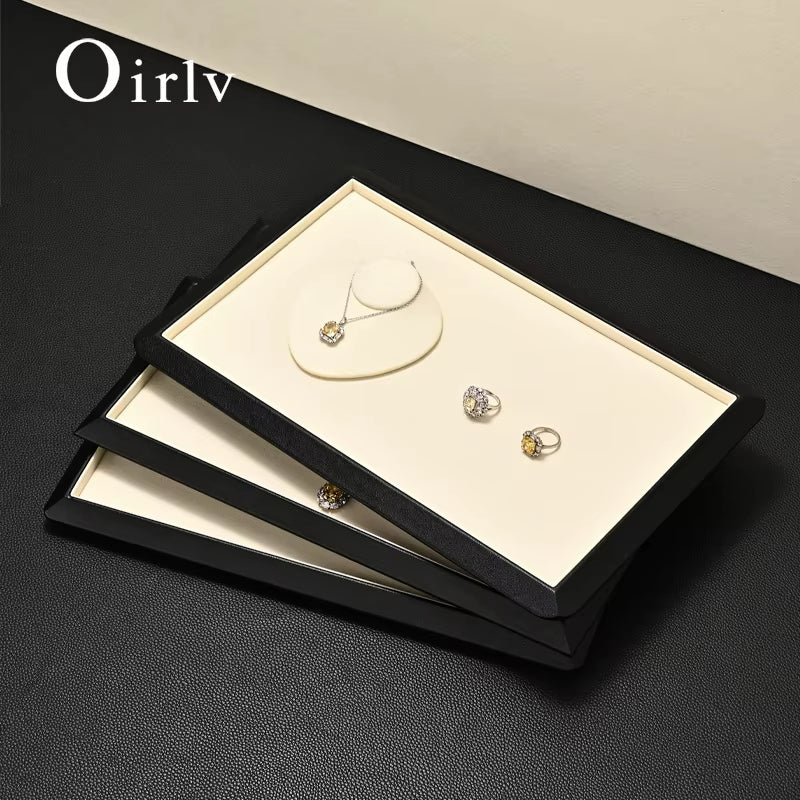 Leather Jewelry Display Tray