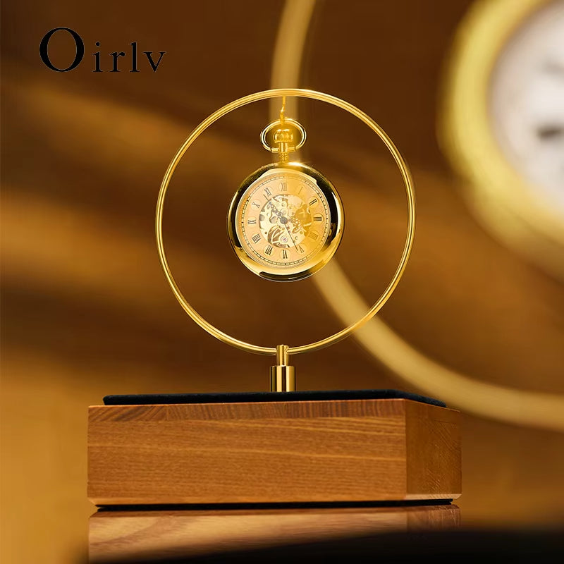 Metal Wooden Watch Display Set