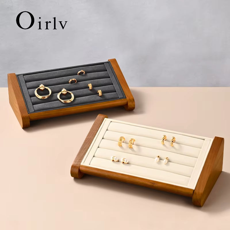 Wooden Ring Display Stand