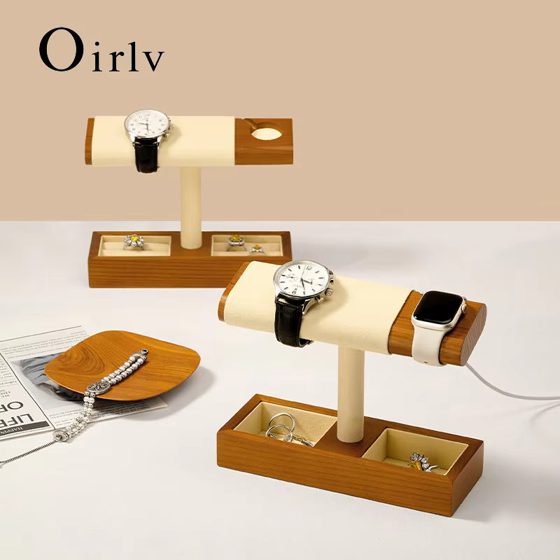Wooden Watch Display Stand