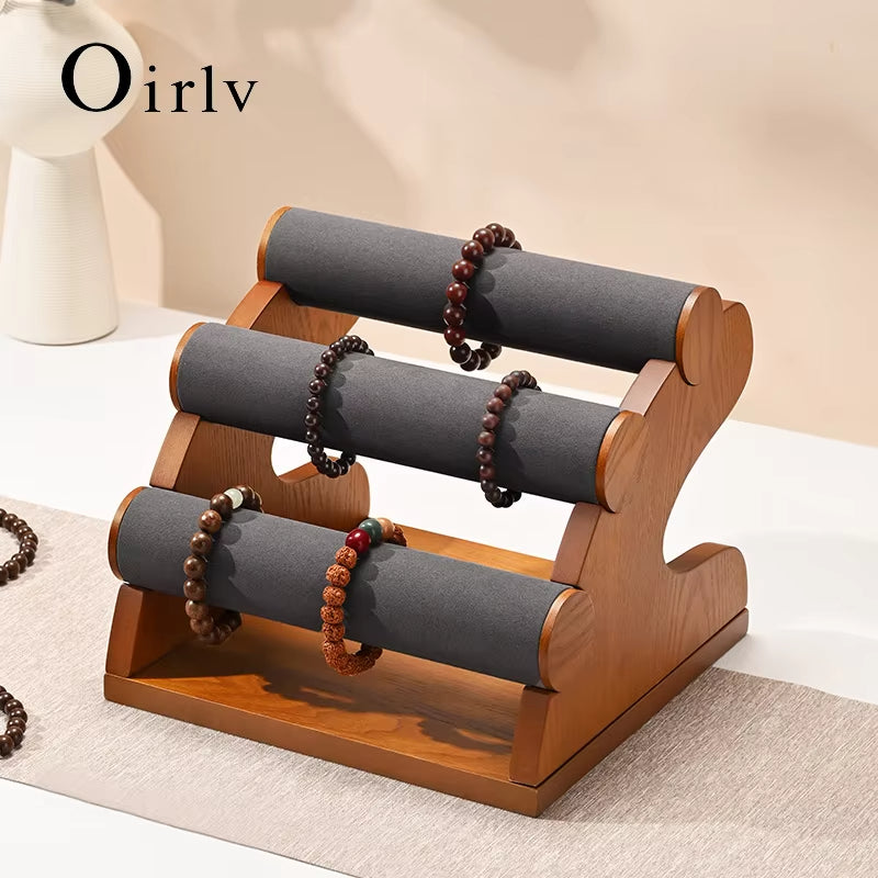 Wooden Watch Display Stand