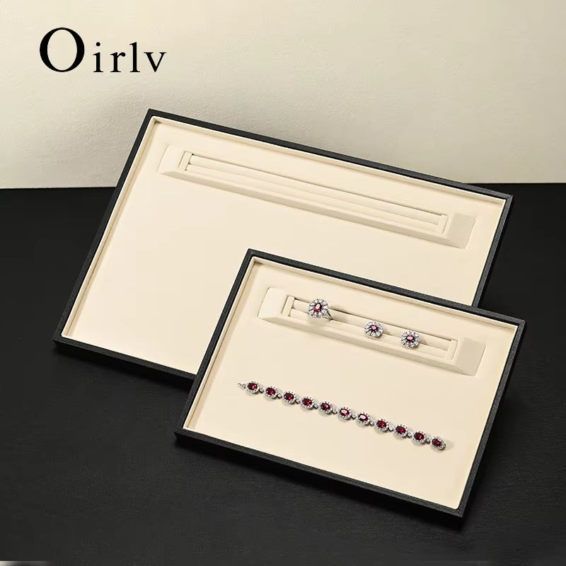 Leather Jewelry Display Tray