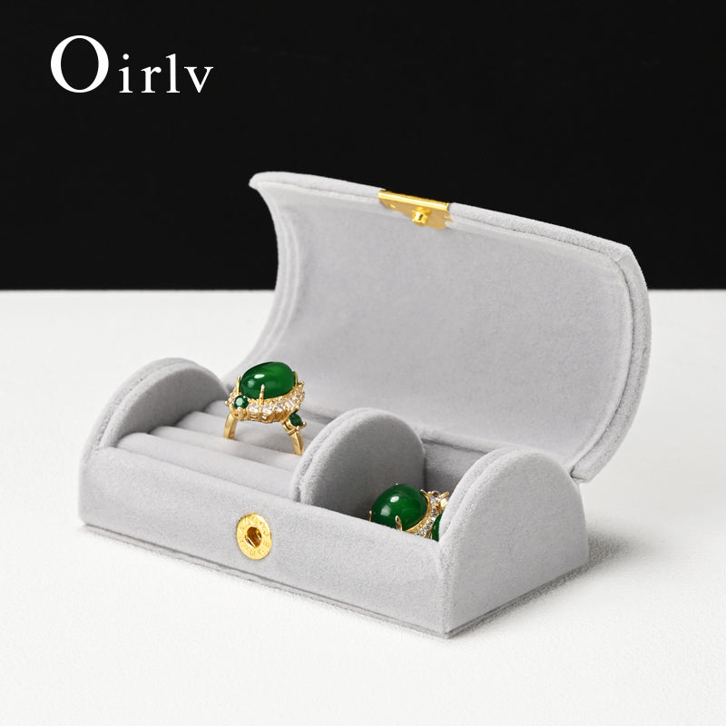 Velvet Portable Jewelry Box