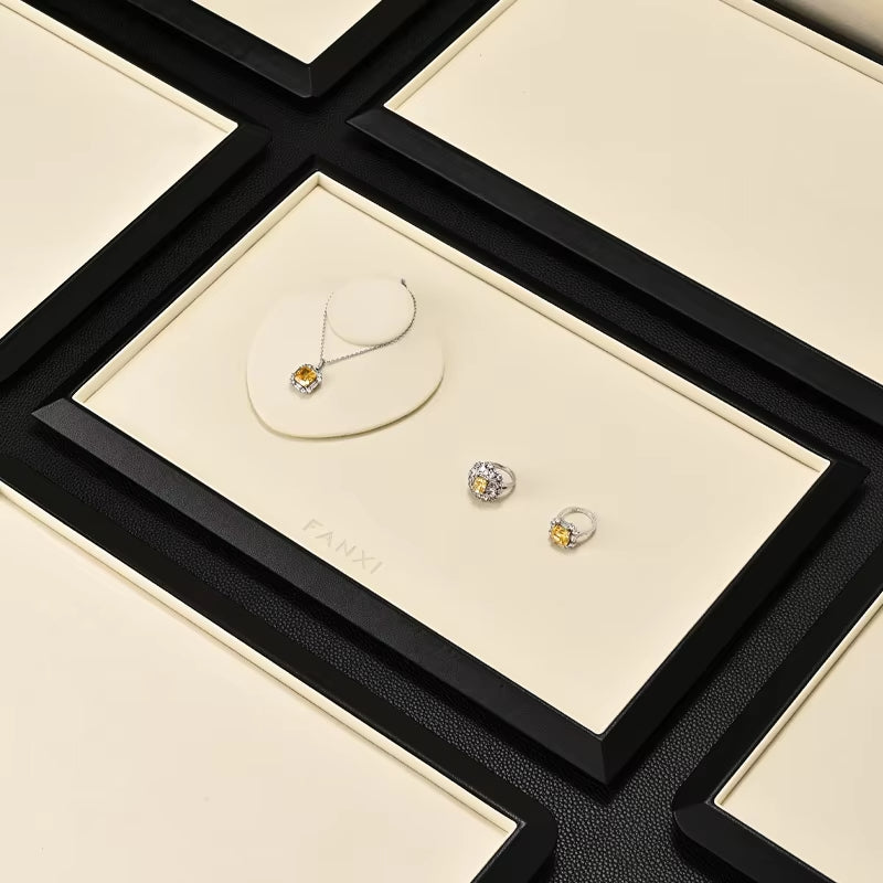 Leather Jewelry Display Tray