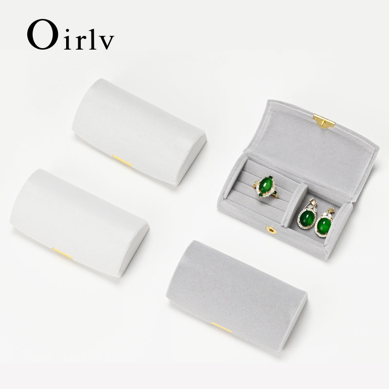Velvet Portable Jewelry Box