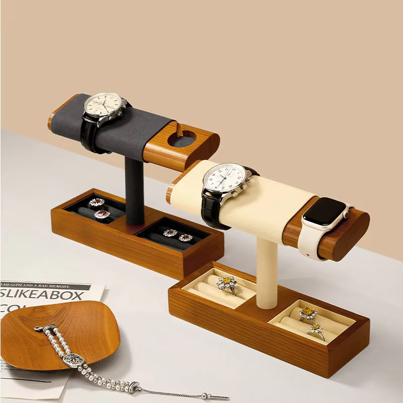 Wooden Watch Display Stand